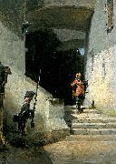 Carl Spitzweg Serenissimus oil